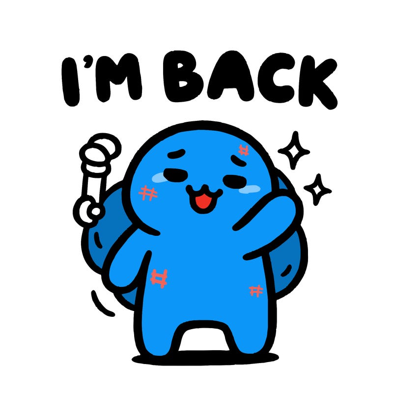 i'm back