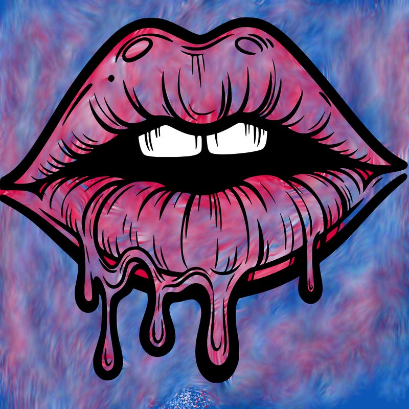 lips that look realistic and drip