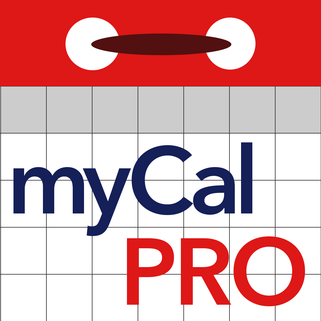 myCal PRO Planner | Ve tus eventos, no más puntos