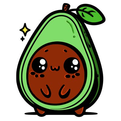 cute avocado