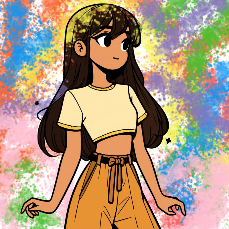 girl in a cute crop top