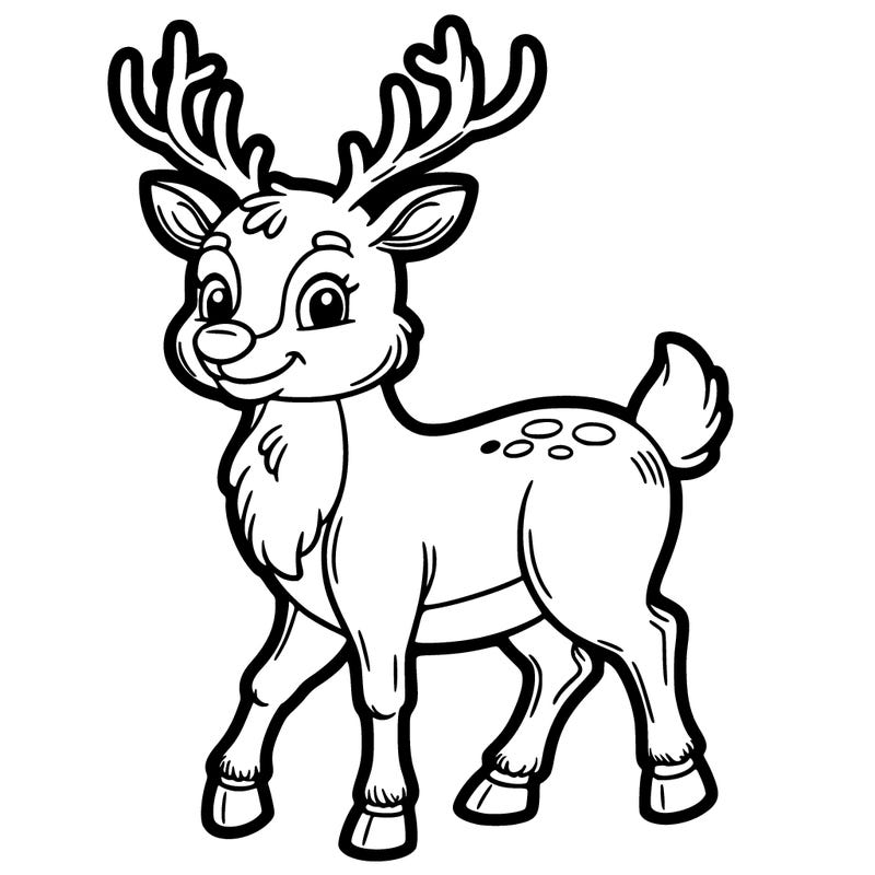 a christmas reindeer