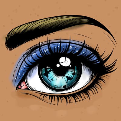 realistic eye