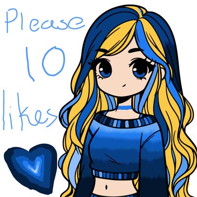 girl with long hair and a crop top with a sweater