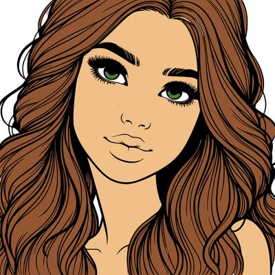 beautiful realistic girl