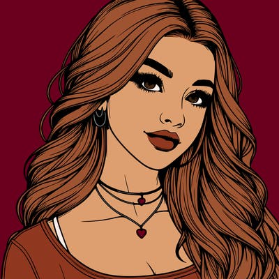 detailed realistic girl