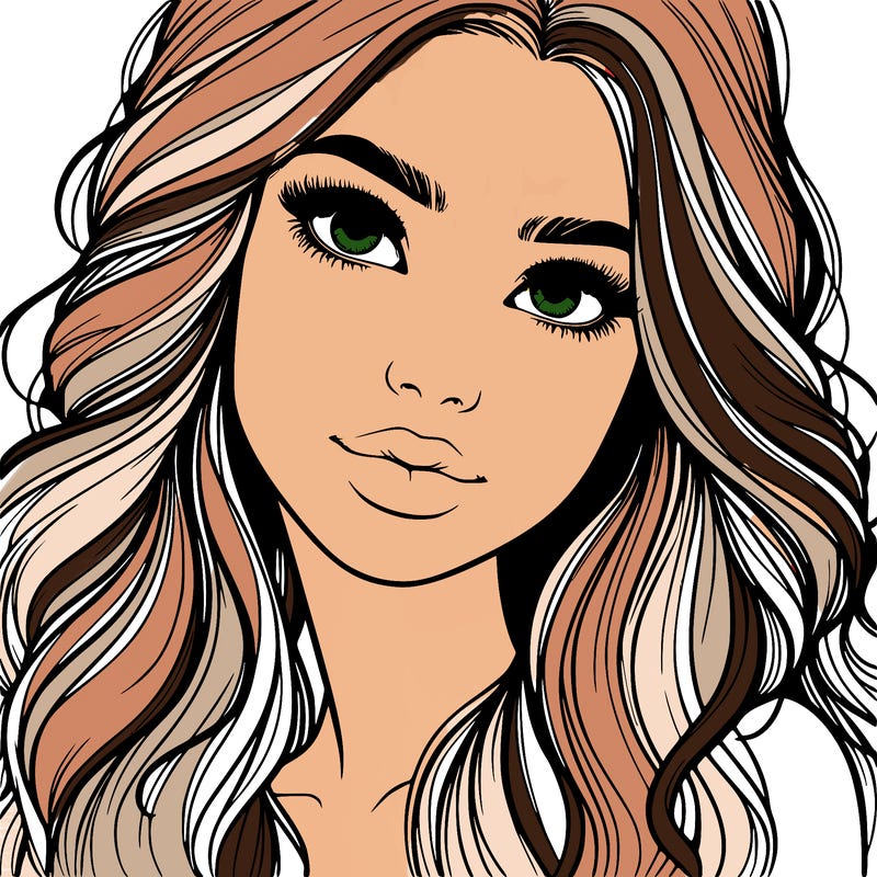 beautiful realistic girl