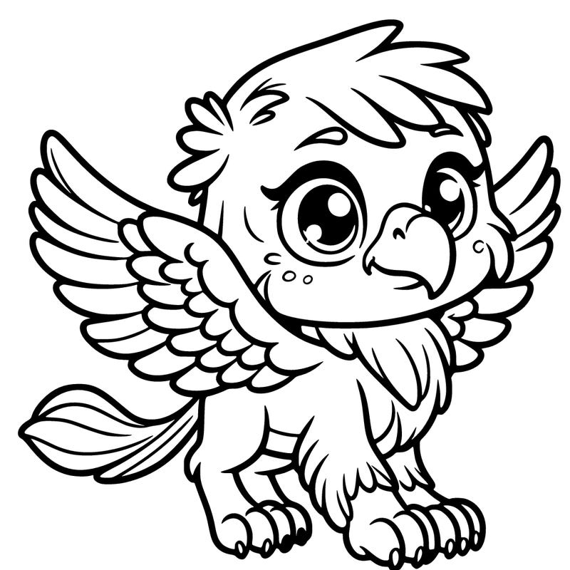 a cute griffin