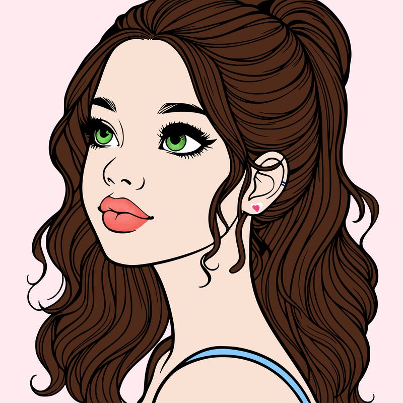 beautiful realistic girl