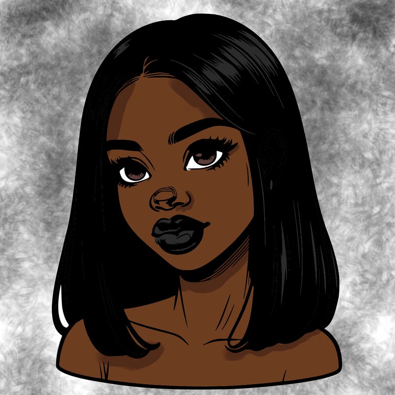 realistic black girl