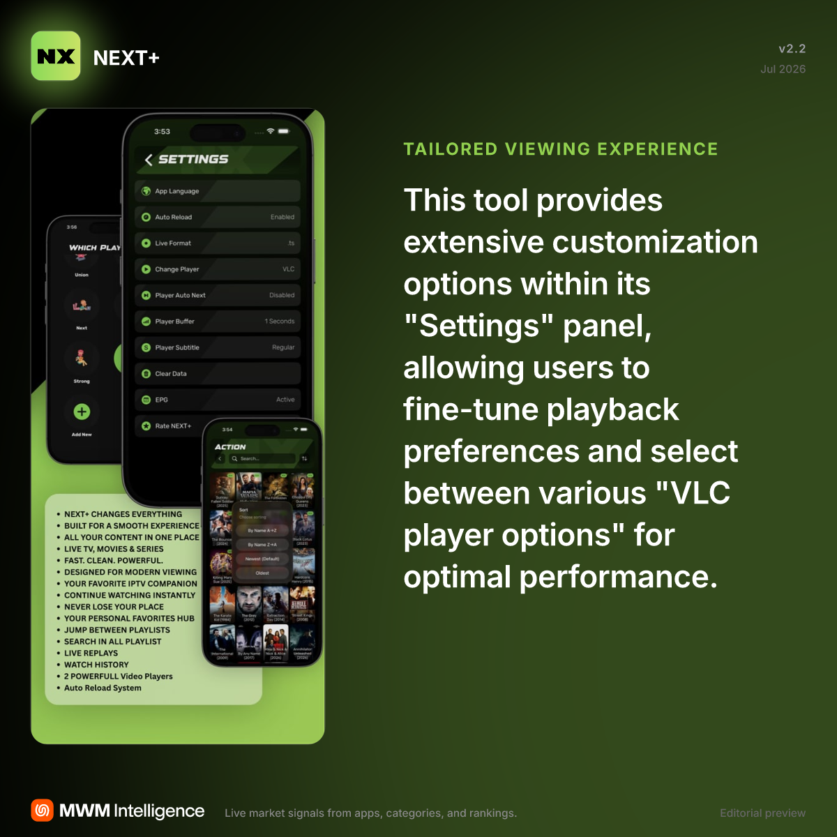 NEXT+ - Utilities App | MWM