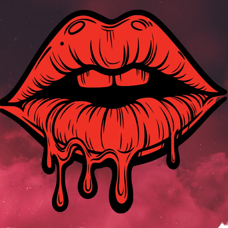 lips that look realistic and drip