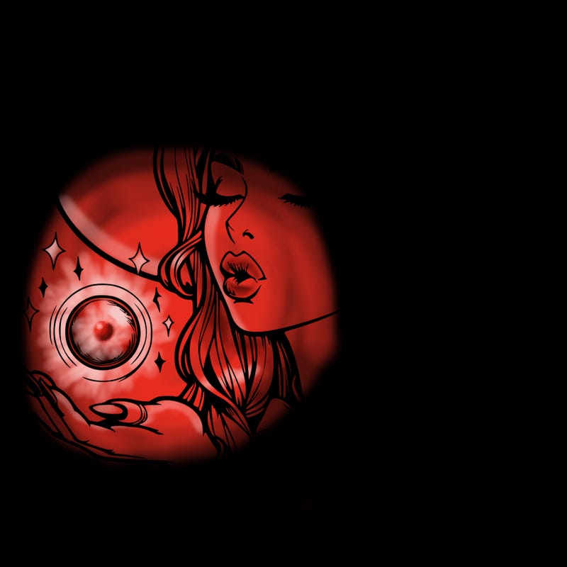 realistic elf casting a spell with lips