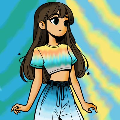 girl in a cute crop top