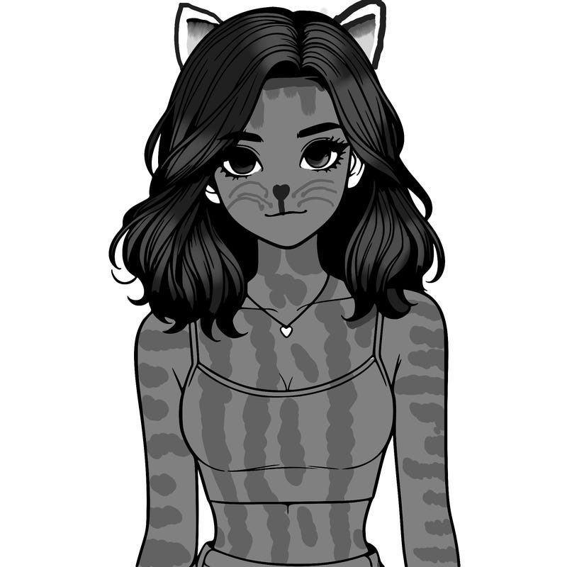 realistic girl with crop top