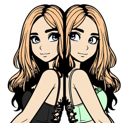 a realistic girl split