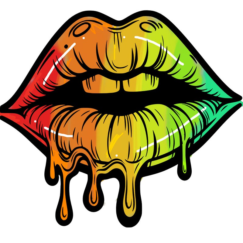 lips that look realistic and drip