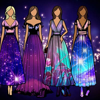 fashion beautiful long dress