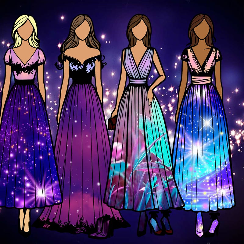 fashion beautiful long dress