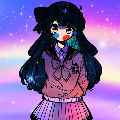 preppy anime girl