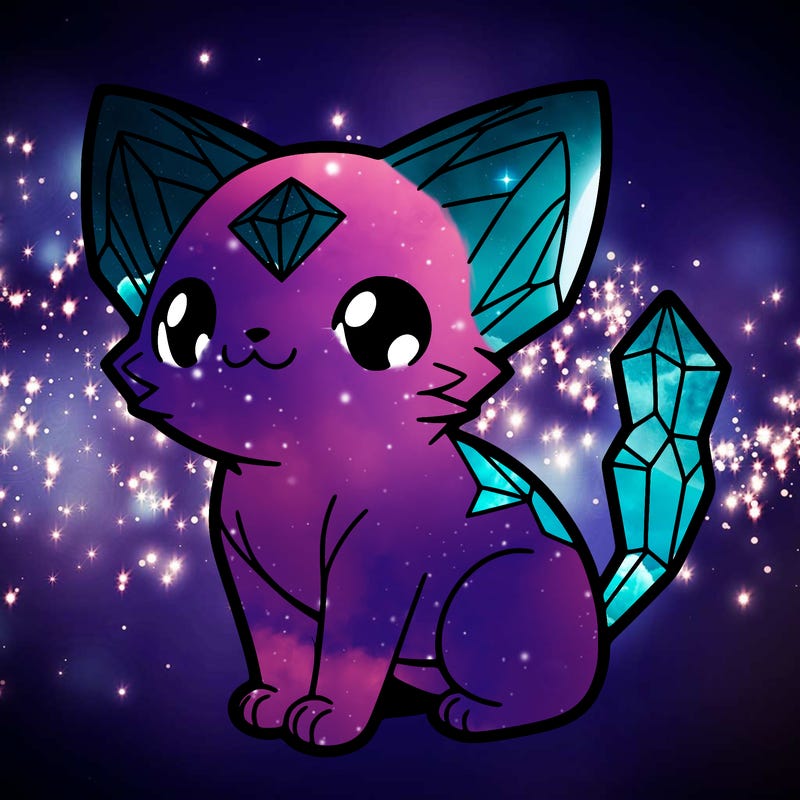 crystal kitten