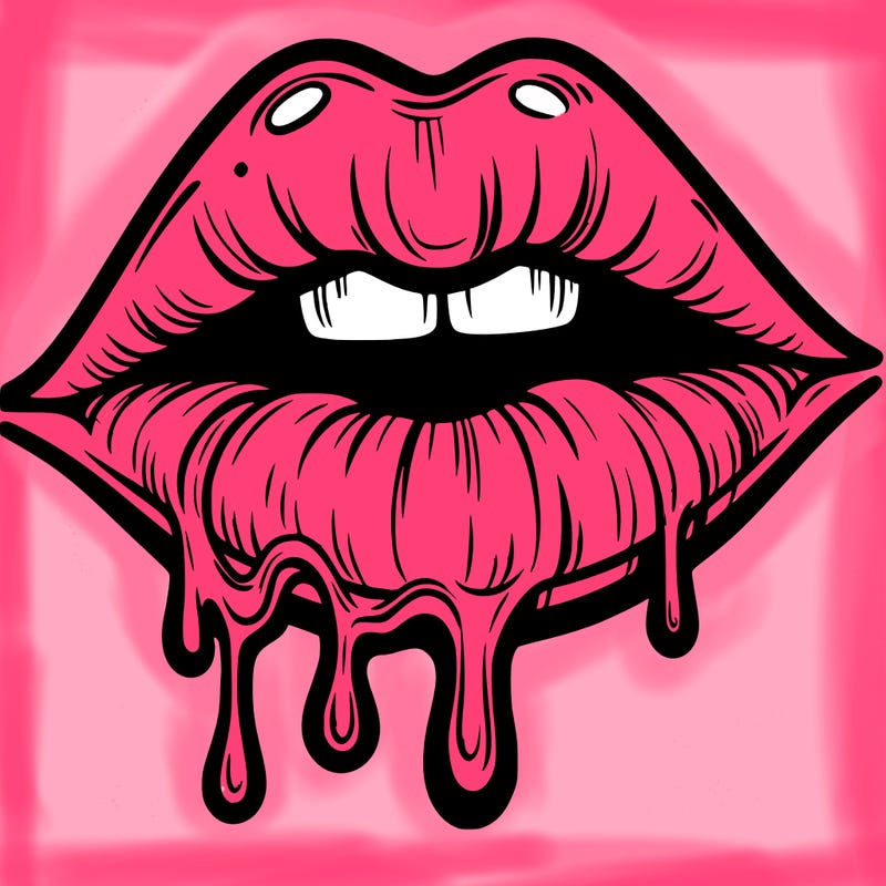 lips that look realistic and drip