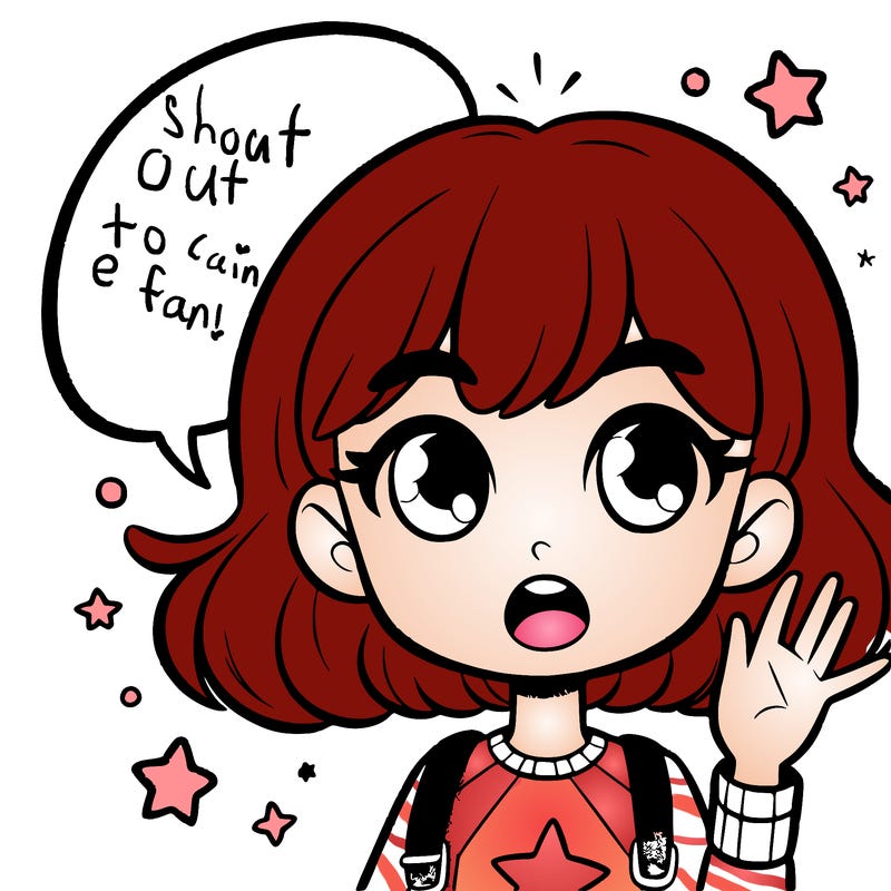 a girl saying something