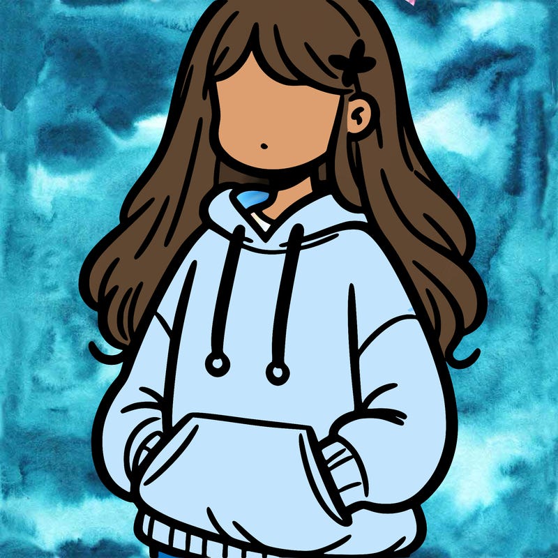 girl in sweatshirt