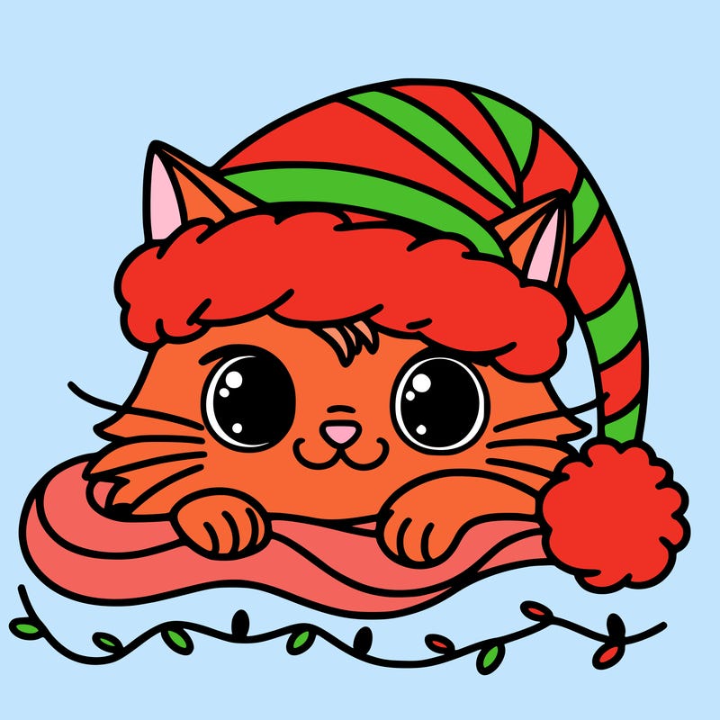 cat christmas