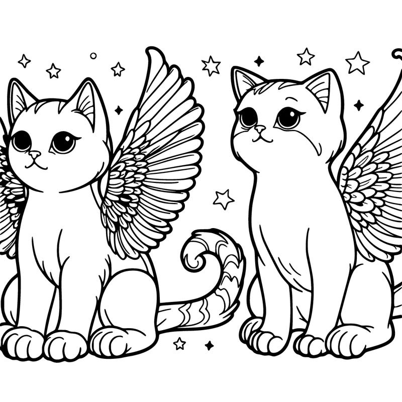 cats with wings