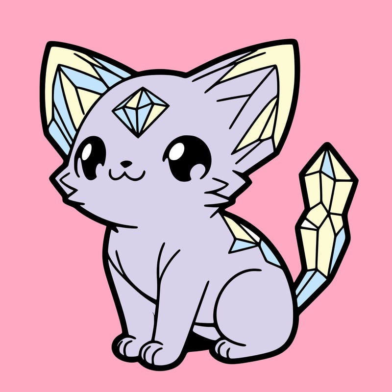 crystal kitten