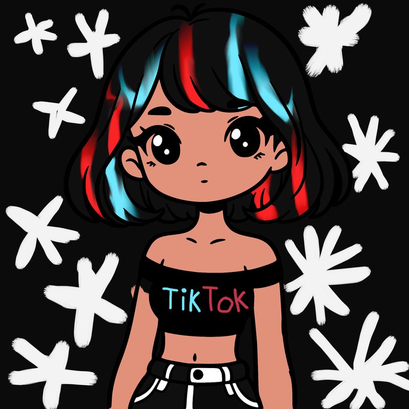 girl in a cute crop top