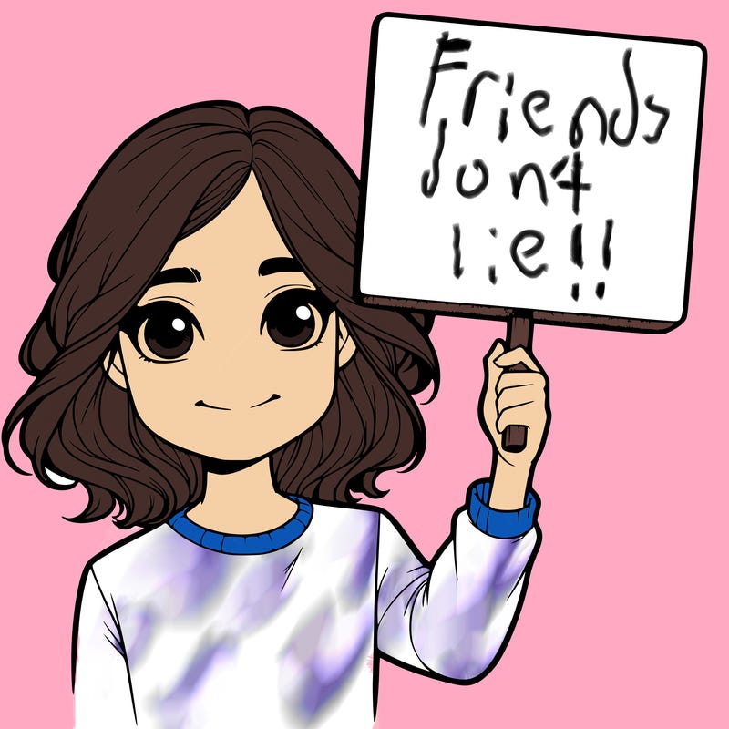 realistic girl holding up a sign