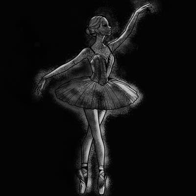 realistic ballerina
