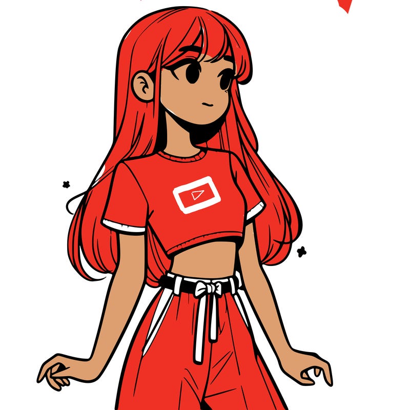 girl in a cute crop top