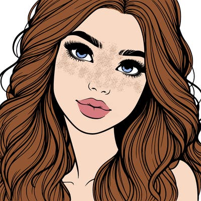 beautiful realistic girl