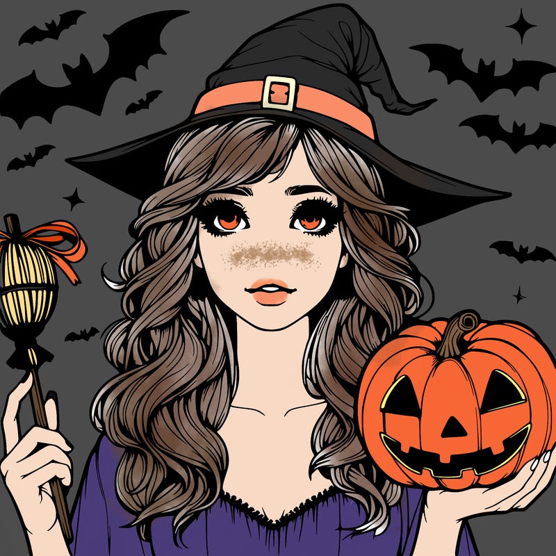 halloween realistic girl