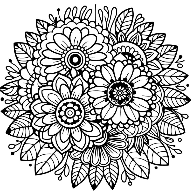 mandala flowers