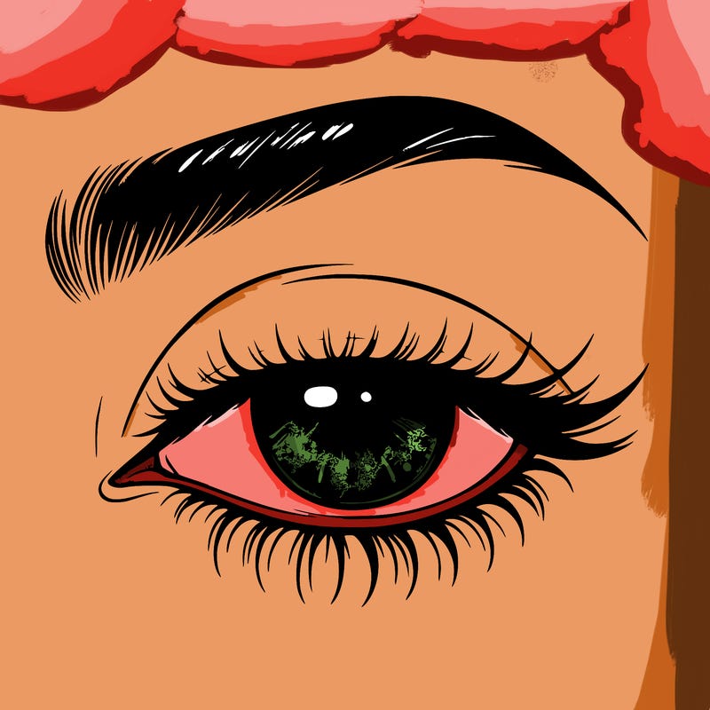 eye closed realistic