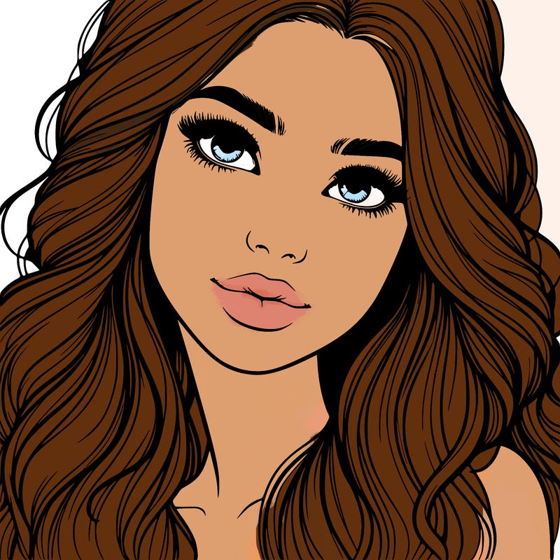 beautiful realistic girl