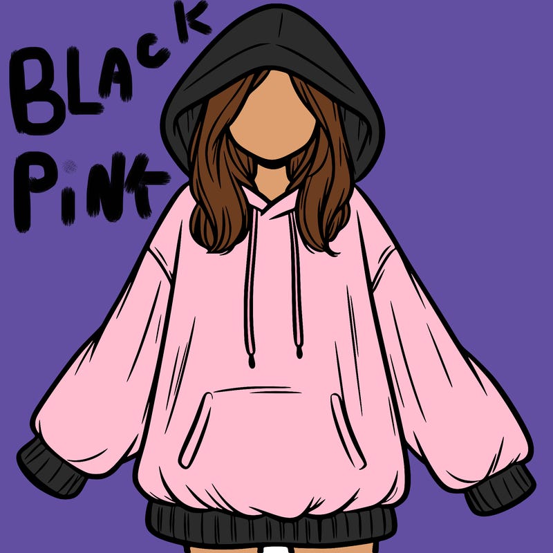 girl in oversized hoodie