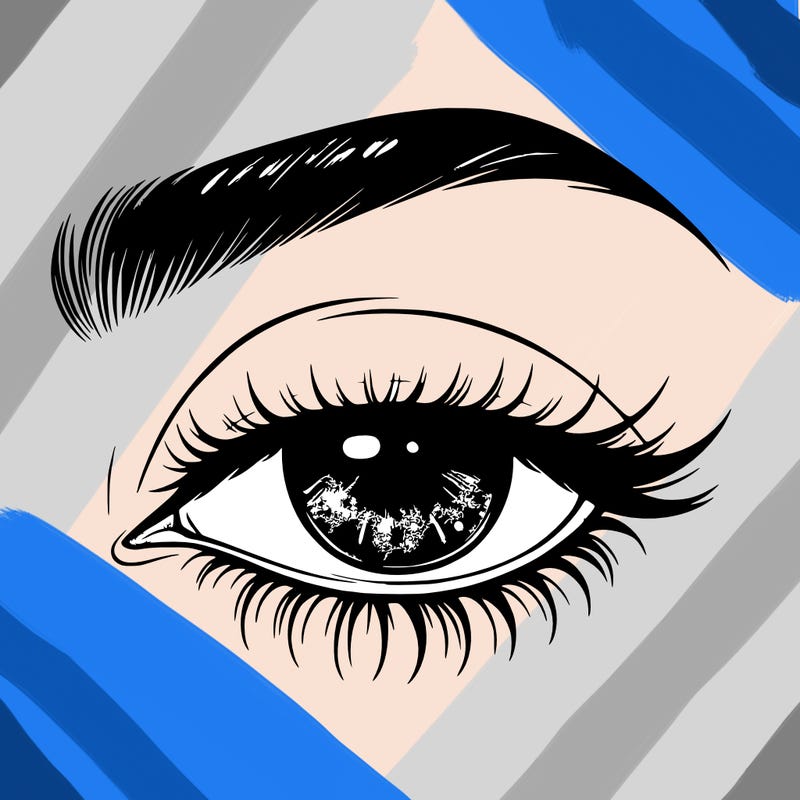 eye closed realistic