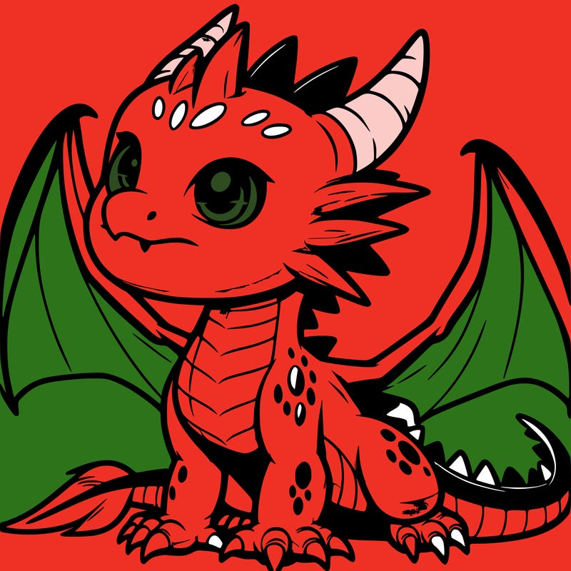 fierce baby night dragon