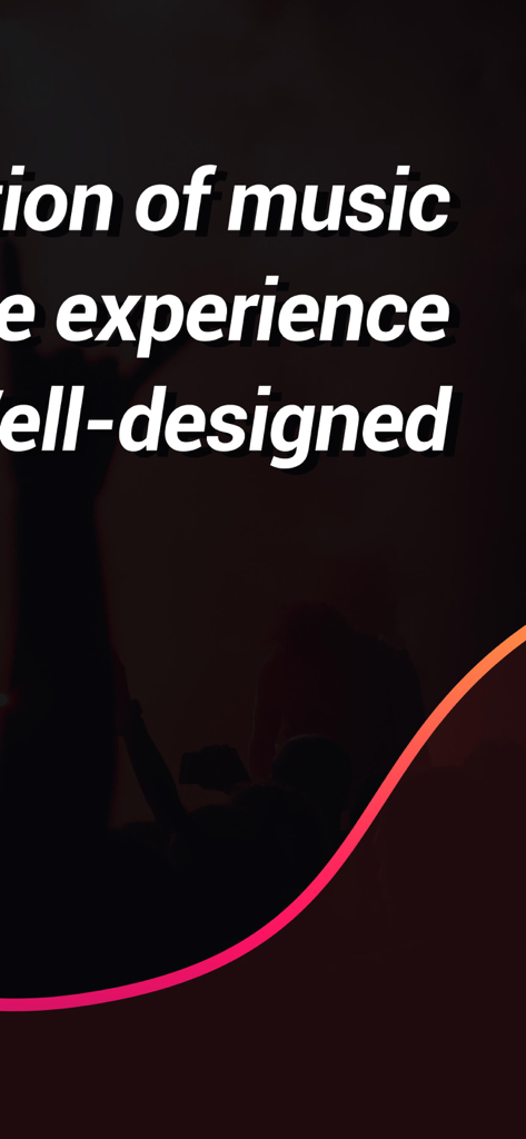 Screenshot of ElfSounds music player highlighting immersive experience and well-designed UI features