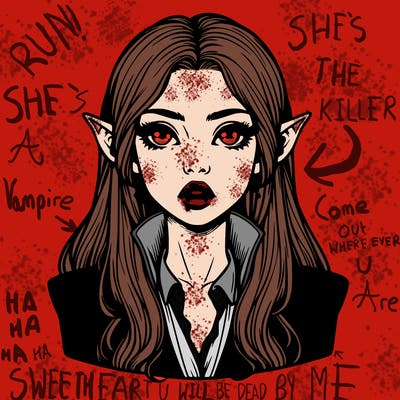 realistic vampire girl