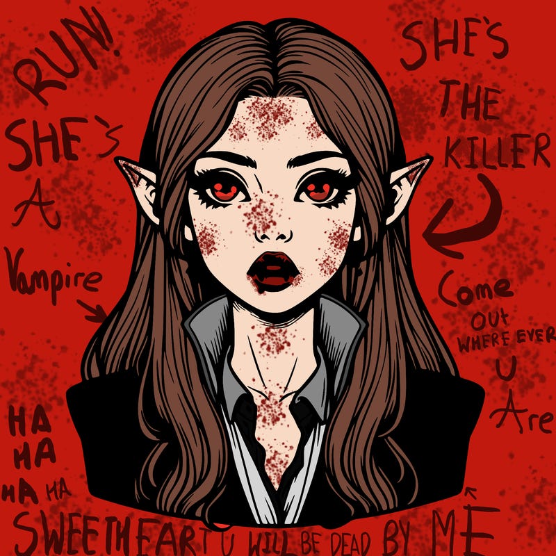 realistic vampire girl