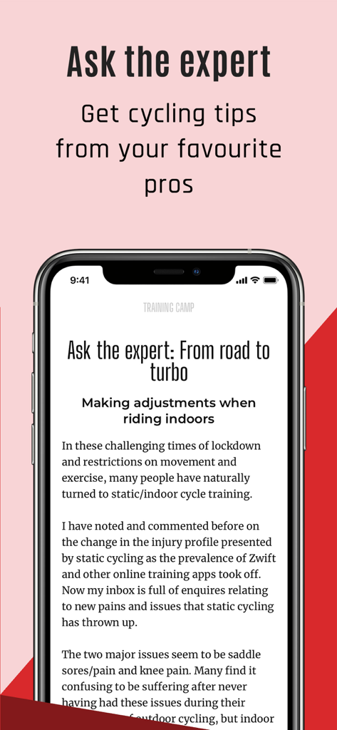 Expert cycling tips and indoor training advice in the Cycling Plus Magazine app