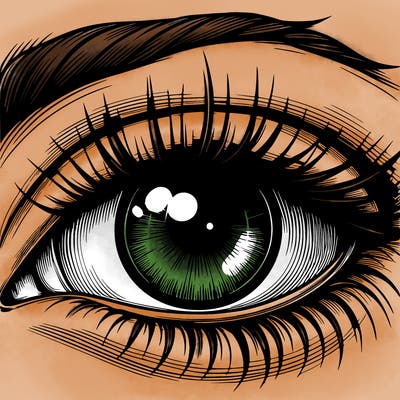 realistic eye