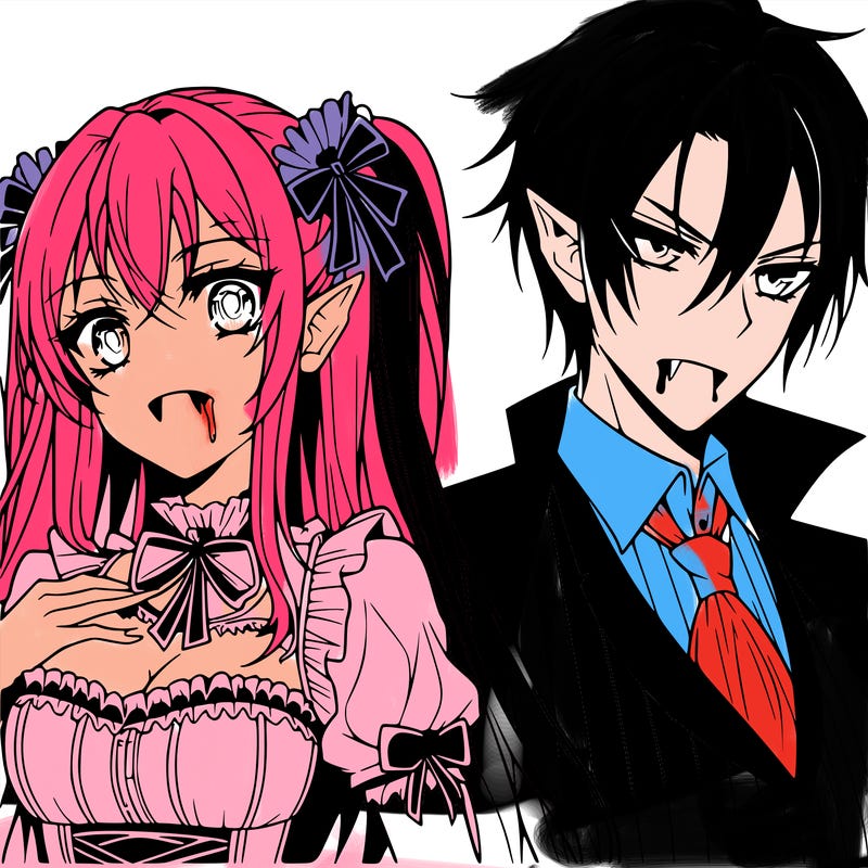 anime vampire couple