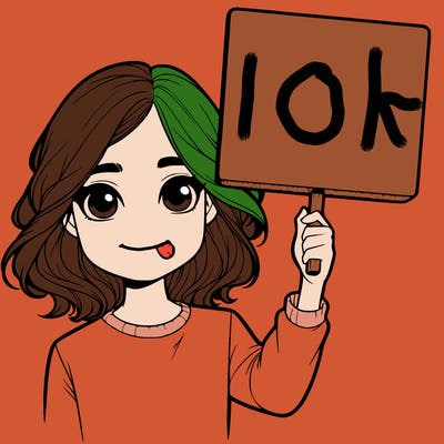 realistic girl holding up a sign